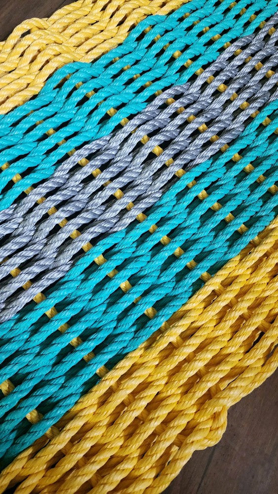 Five Stripe Lobster Rope Mat | Plow & Hearth