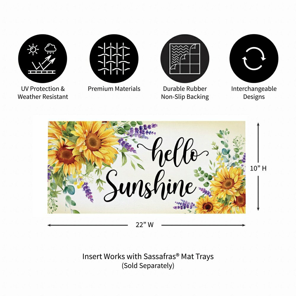 Hello Sunshine Sunflower Sassafras Switch Mat | Plow & Hearth