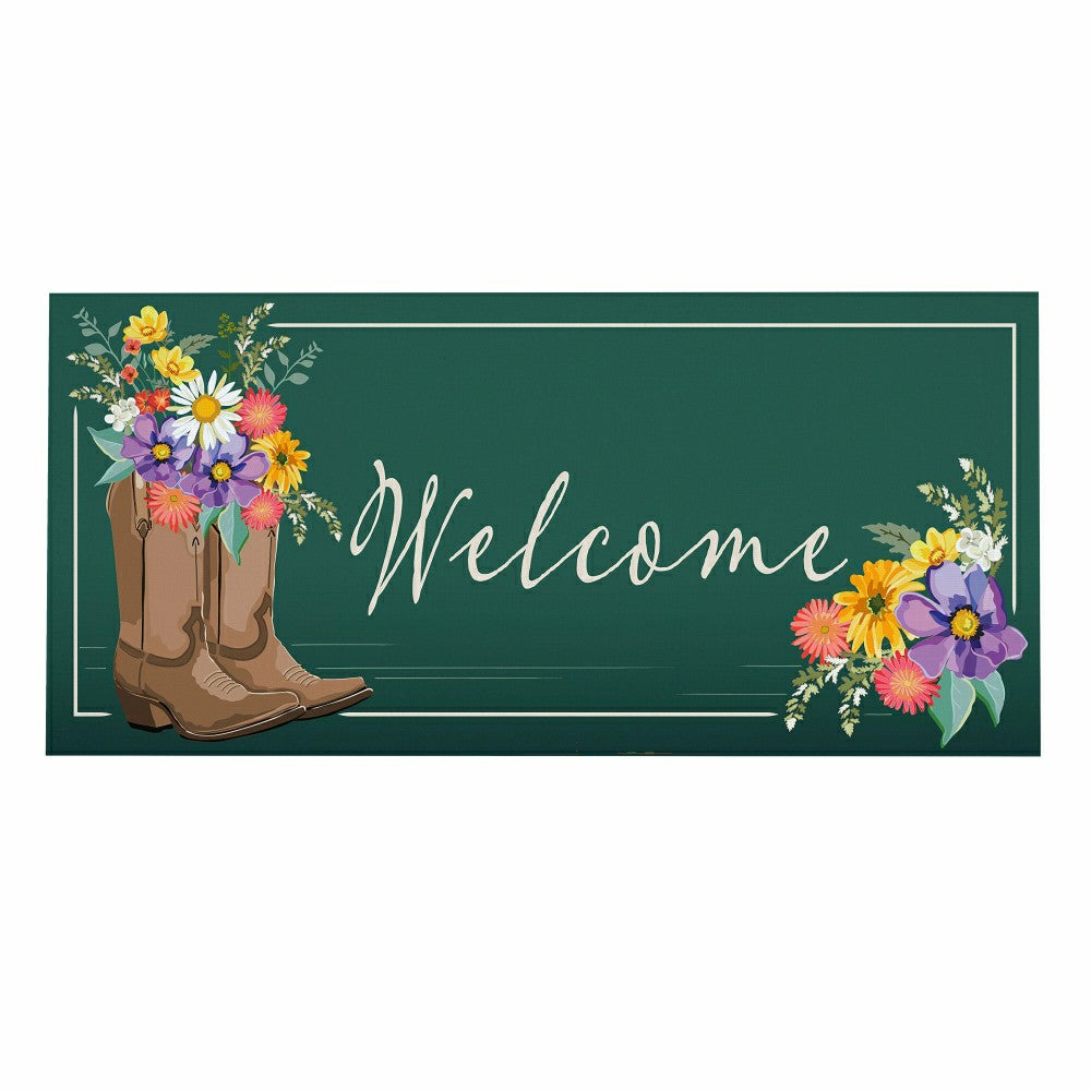 Boots And Bow Floral Sassafras Switch Mat | Plow & Hearth