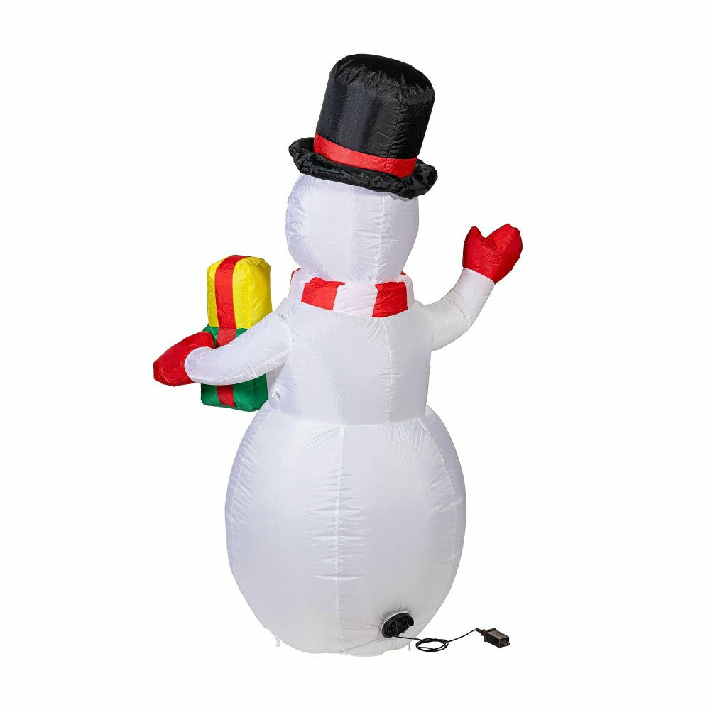 EverInflatable, Frosty Gift-Bearing Snowman, 5FT | Plow & Hearth