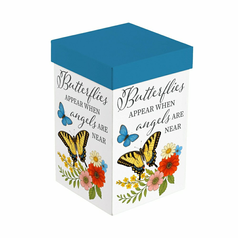 Memorial Travel Cup Ceramic Perfect Cup, Butterflies Appear, 17oz, Gif | Plow & Hearth