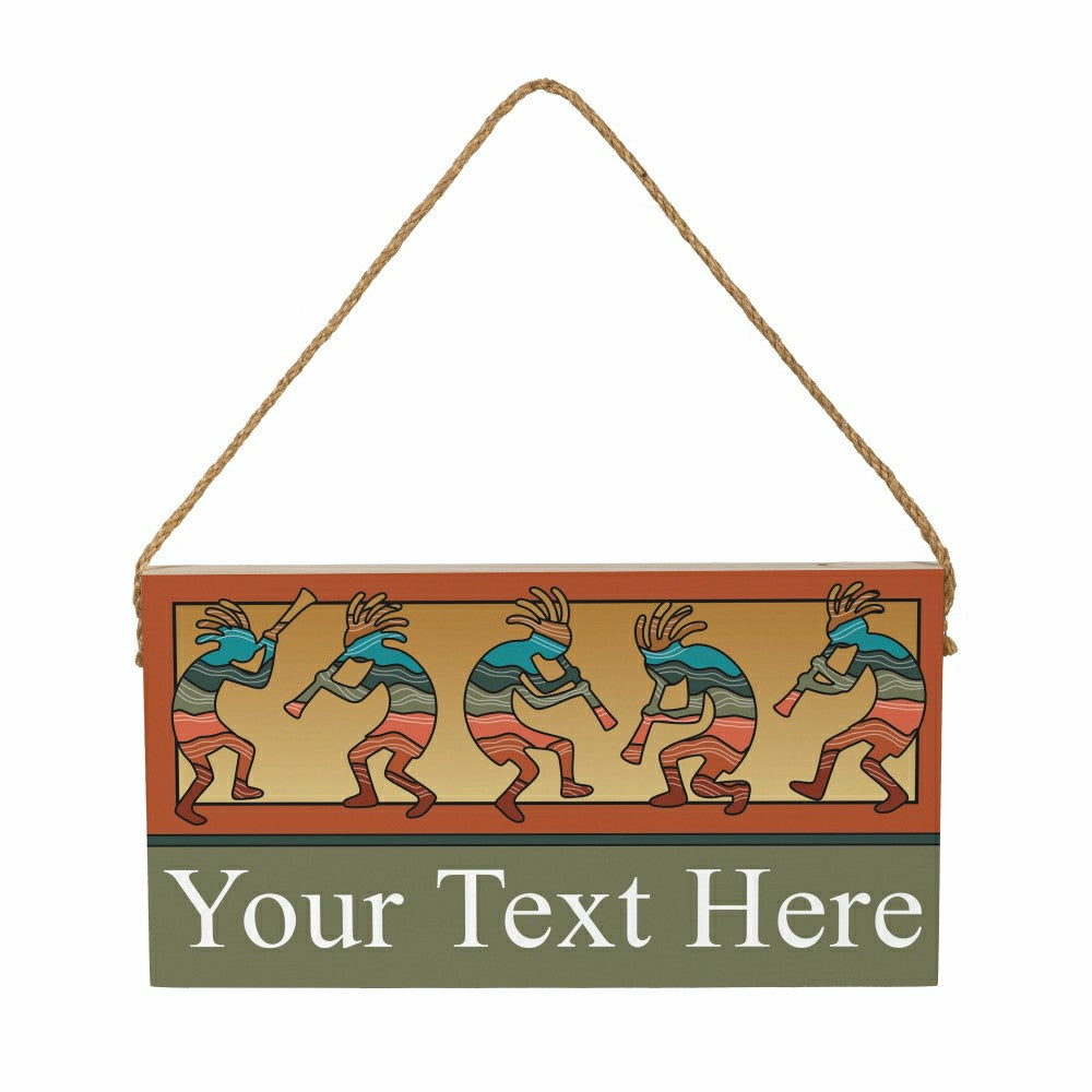 Southwest/Texas Everyday Hanging Signs w/rope Landscape (11“x6”) | Plow & Hearth