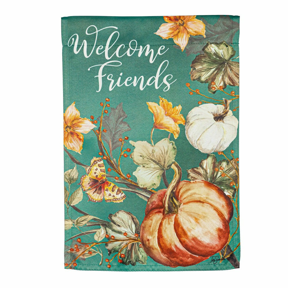 Autumn Vines Suede Garden Flag | Plow & Hearth