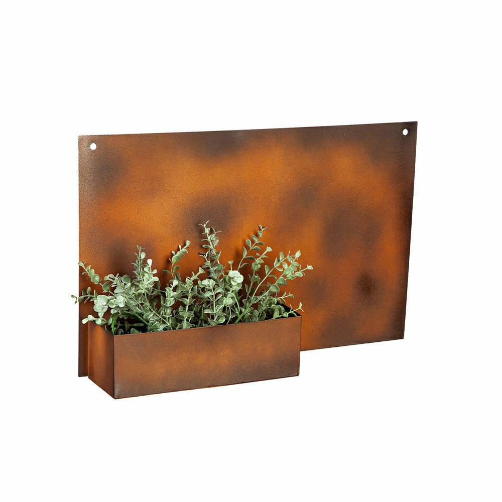 Rusted Wall Planter | Plow & Hearth