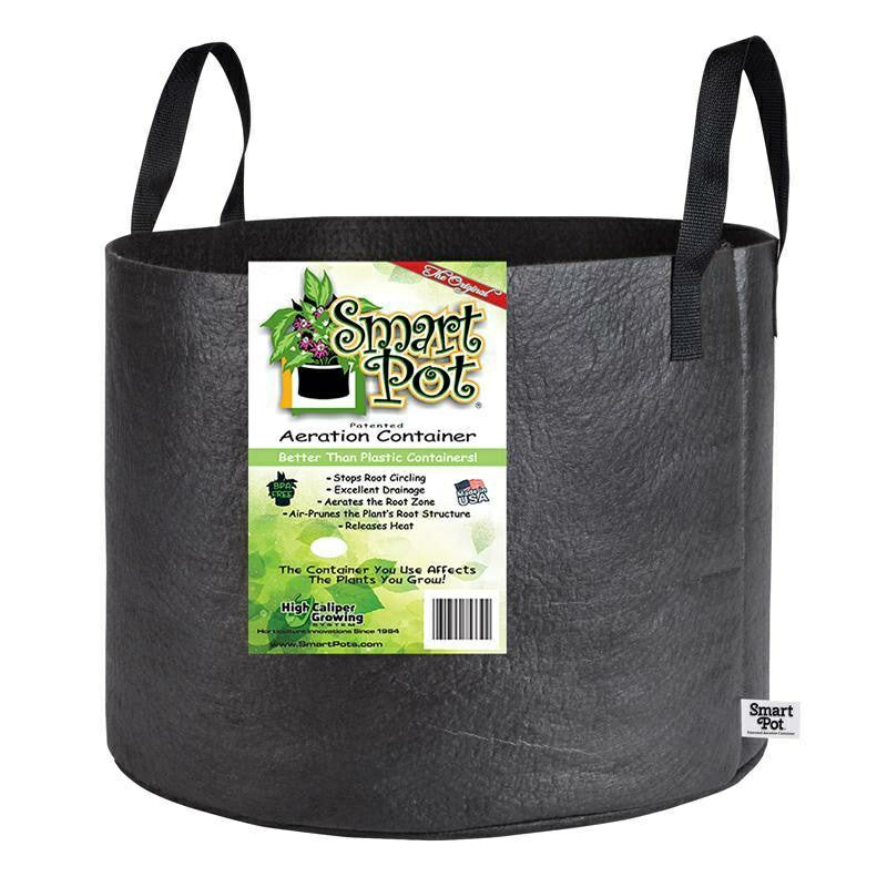 Smart Pot with Handles- Black (30 Gal) | Plow & Hearth