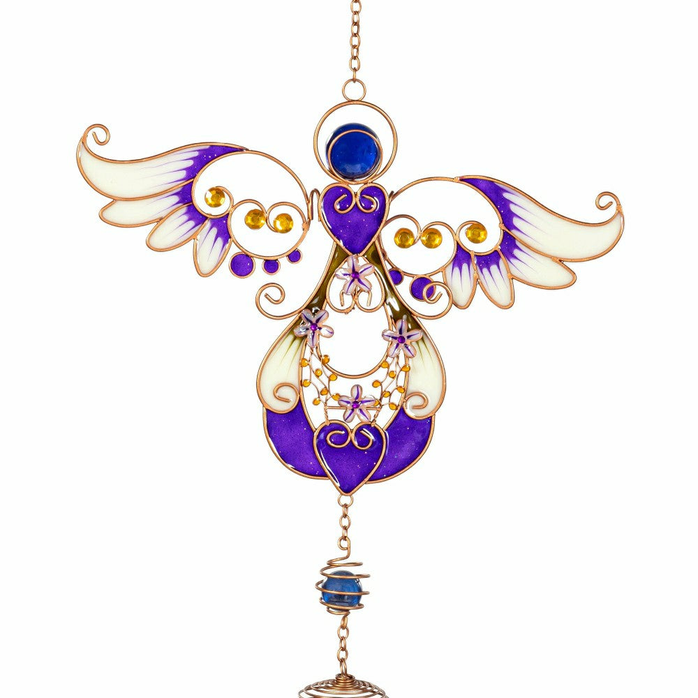 Memorial Wind Chime, Metal, Angel | Plow & Hearth