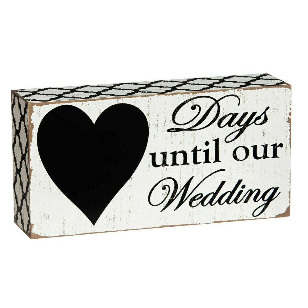 Days Until Our Wedding Chalkboard Plock | Plow & Hearth