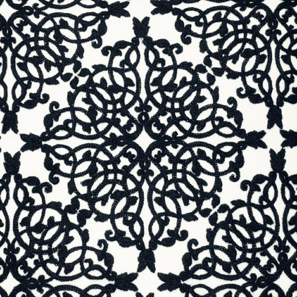 Indoor/Outdoor Embroidered Lacework Throw Pillow | Plow & Hearth