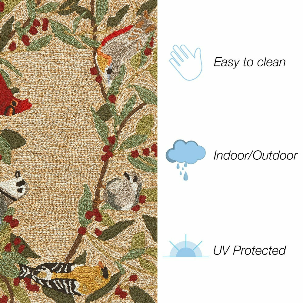Bird Border Indoor/Outdoor Rug | Plow & Hearth