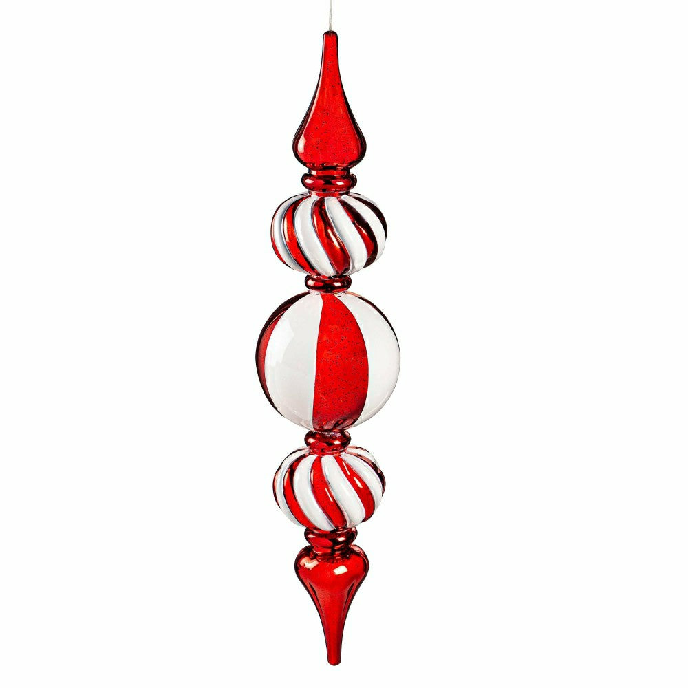 Indoor/Outdoor Shatterproof Lighted Large Tiered Swirl Ornament | Plow & Hearth