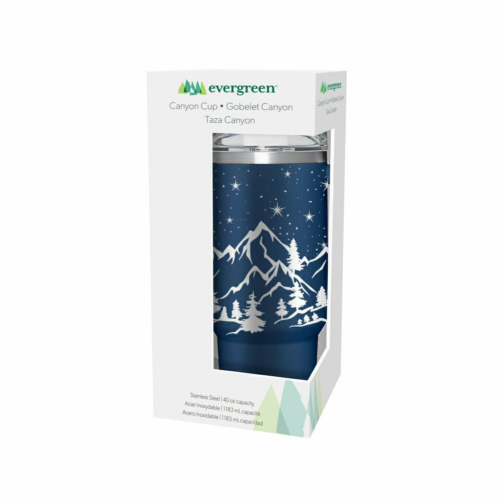 Tumbler Canyon Cup Double Wall Stainless Steel, Mountains, 40oz, Gift | Plow & Hearth