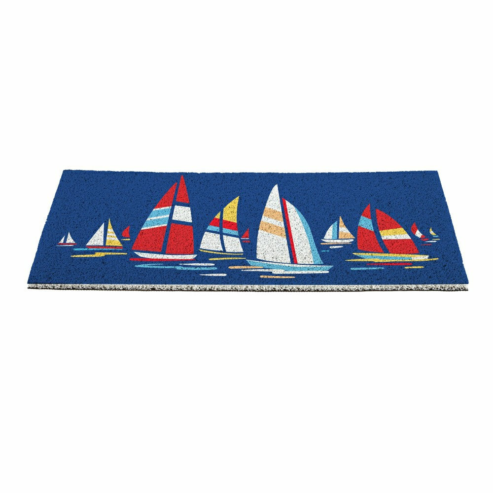 EG Studio Palm Beach Coastal PVC Mat (28x16) | Plow & Hearth