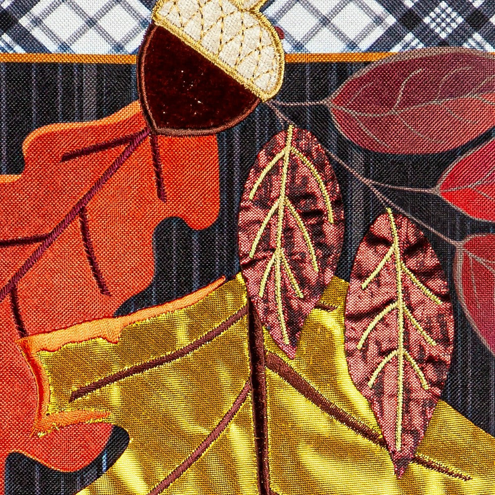 Welcome Autumn Linen Garden Flag | Plow & Hearth