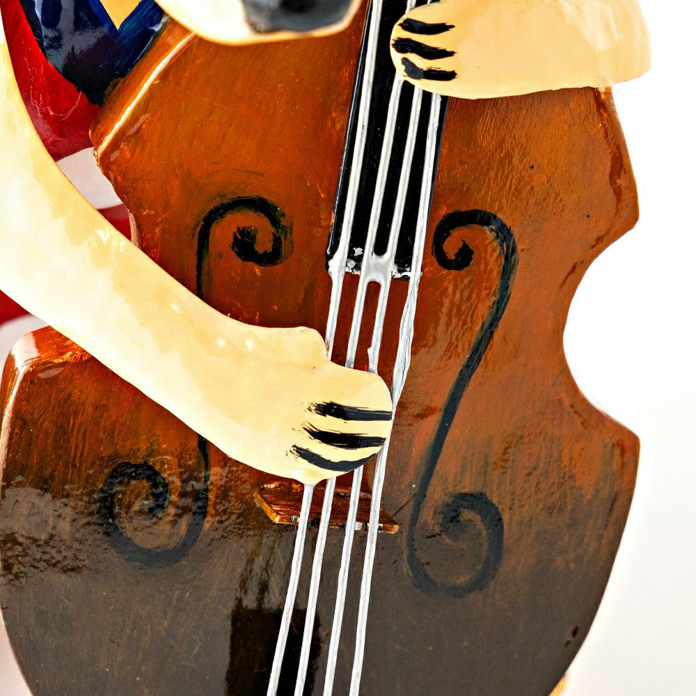 Metal Patriotic Dog Statue with Instrument | Plow & Hearth
