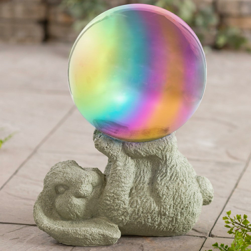Bunny Gazing Ball Holder | Plow & Hearth
