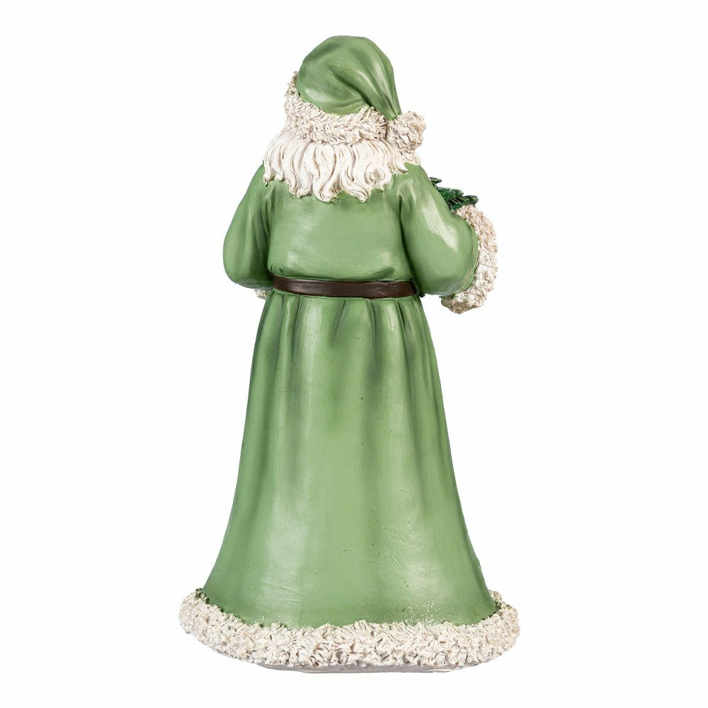 Shades of Green Garden Statue, Resin Statue, Santa, 12"H | Plow & Hearth