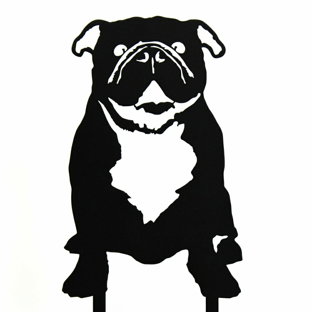 English Bulldog Garden Stake | Plow & Hearth