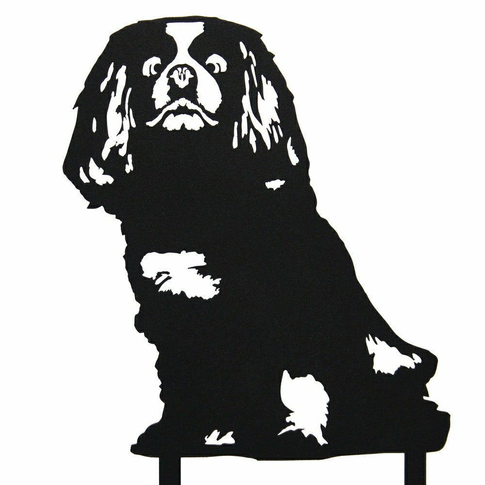 Cavalier King Charles Spaniel Garden Stake | Plow & Hearth