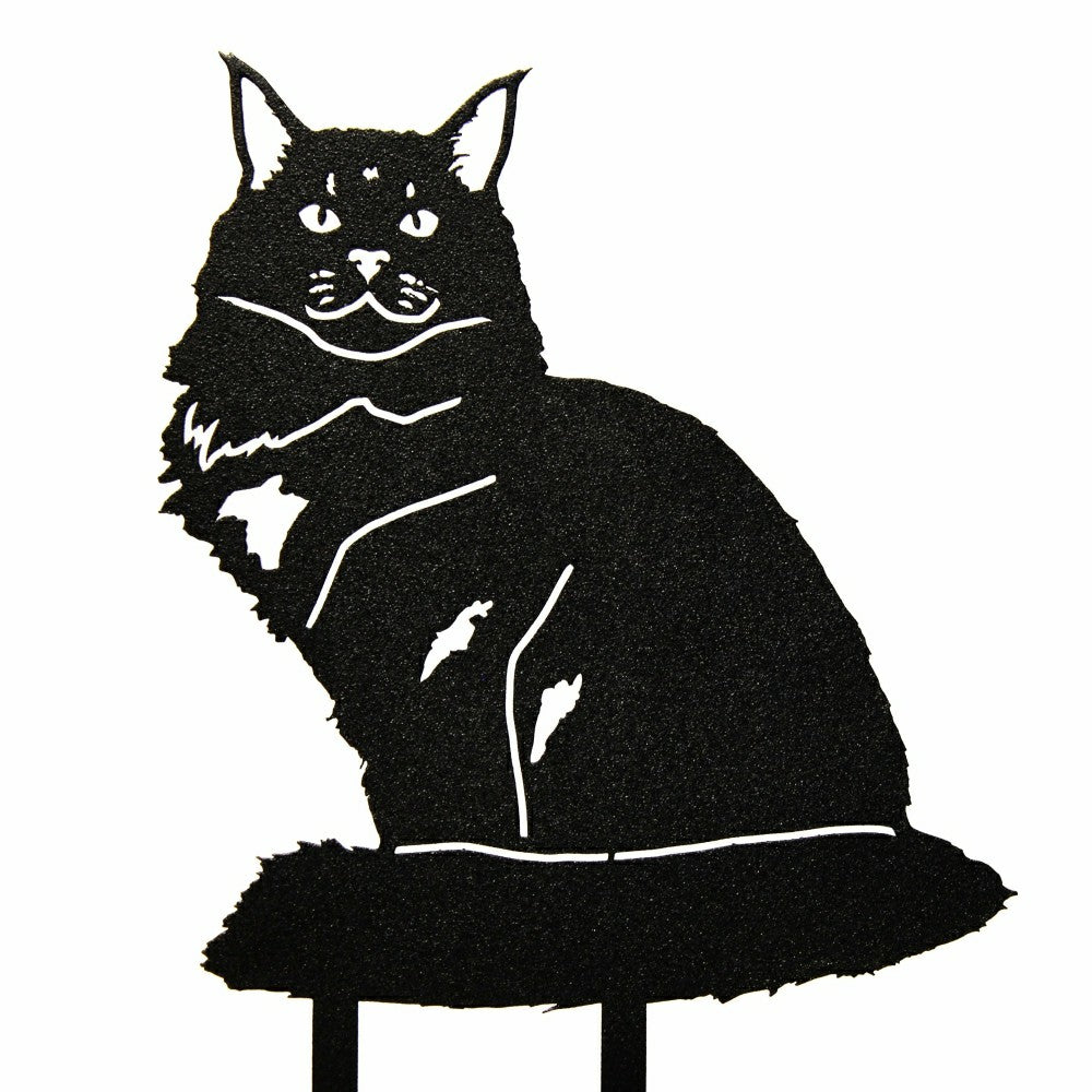 Maine Coon Garden Stake | Plow & Hearth