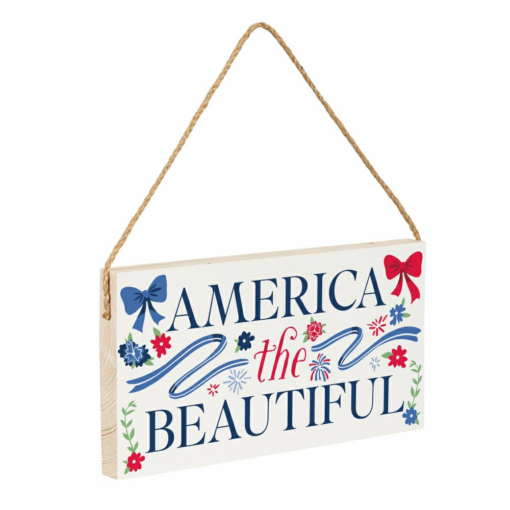 Americana Mantle Signs (18"x5" ) | Plow & Hearth