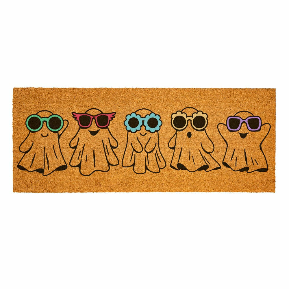 Summerween Creep it Real Coir Mat, 60"x24" | Plow & Hearth