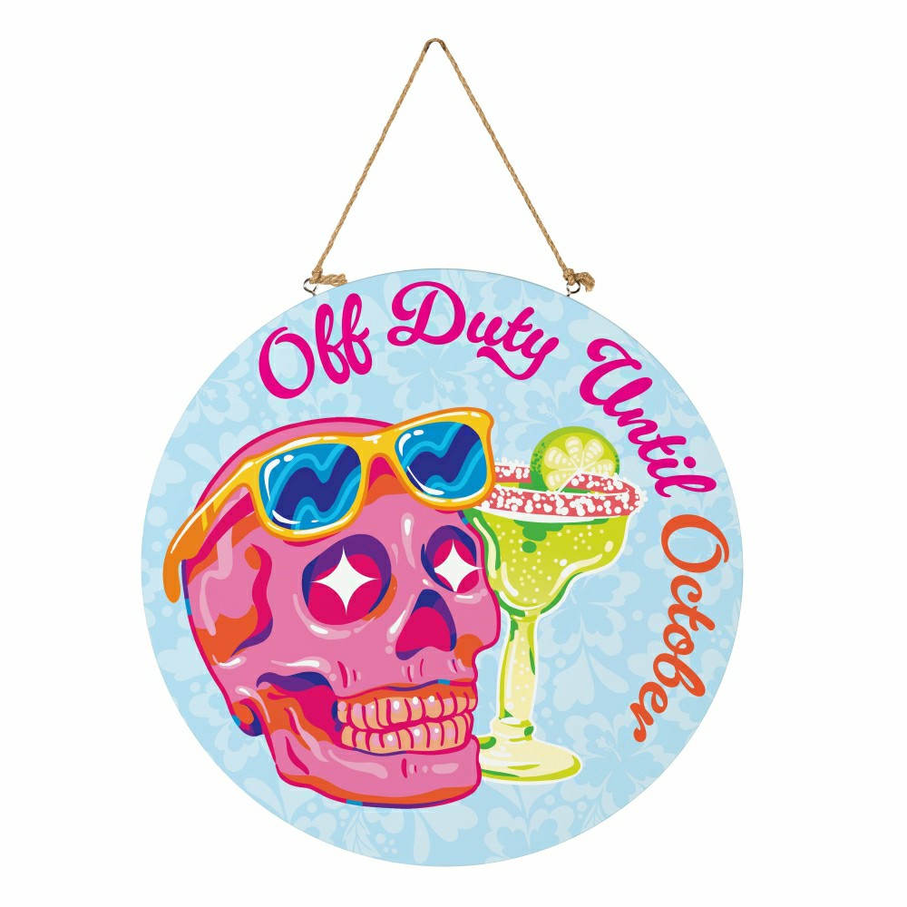 Summerween Off Duty, 18" Door Décor | Plow & Hearth