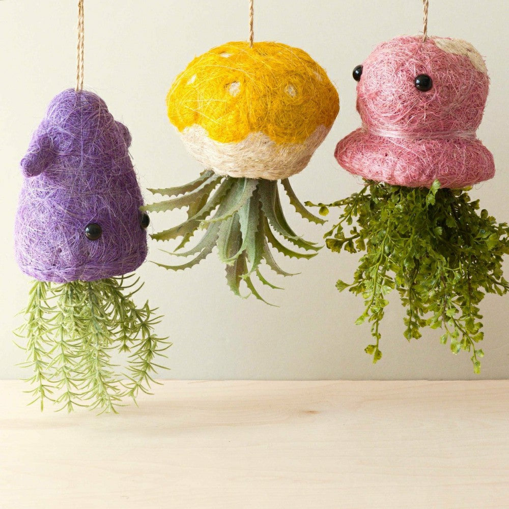 Octopus Planter for Air Plants - Handmade Hanging Planter | Plow & Hearth