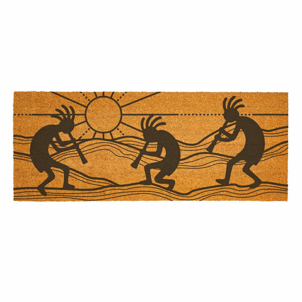 EG Studio Southwest/Texas Coir Mat,60"x24" | Plow & Hearth