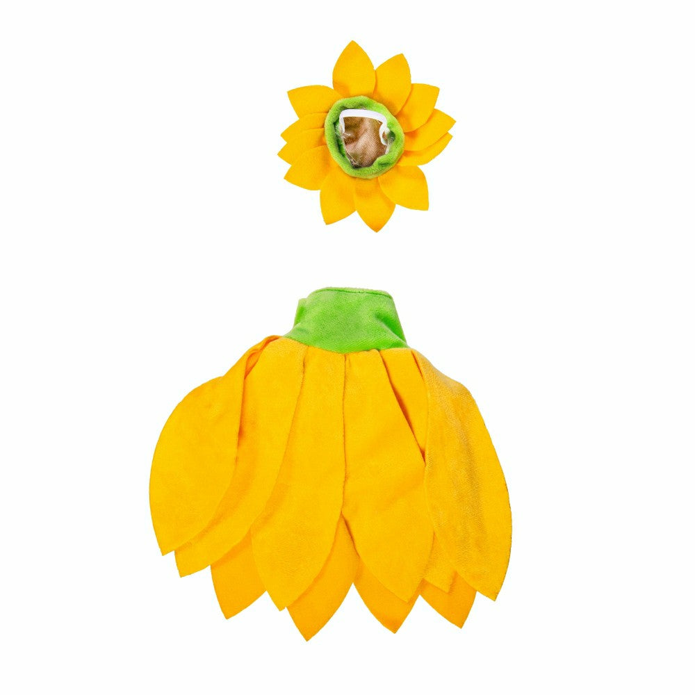 Giddy The Goose, Metal Porch Statue With Sunflower Outfit, 21"H | Plow & Hearth