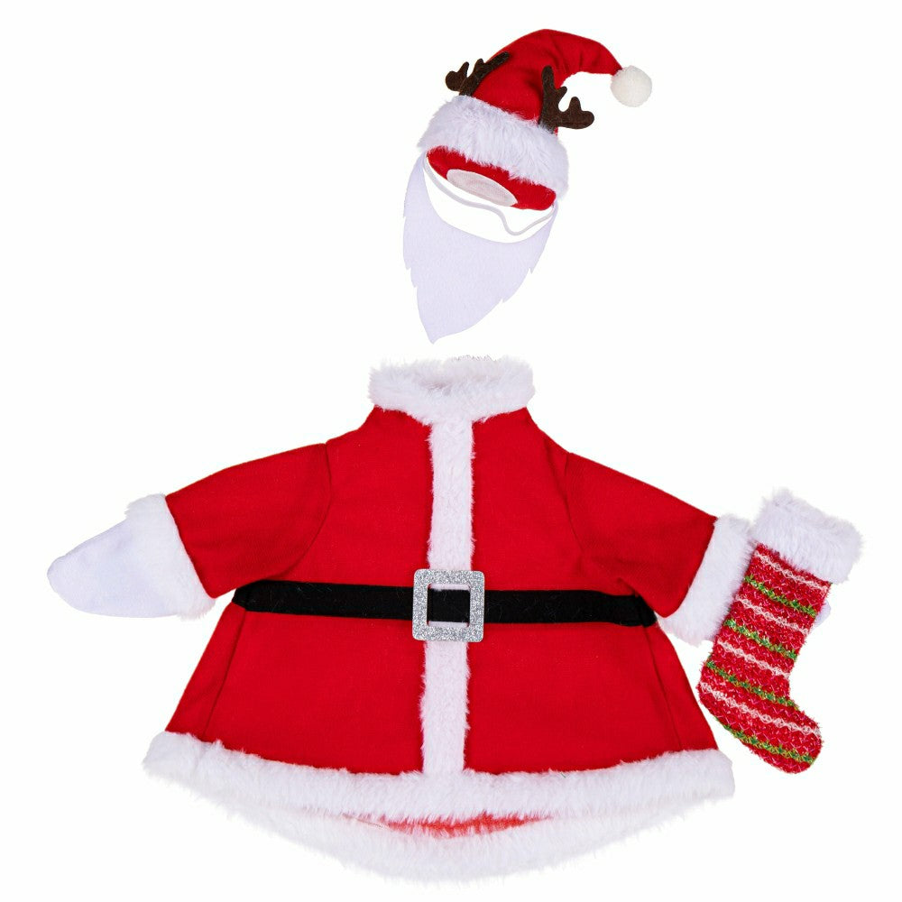 Giddy The Goose, Metal Porch Statue With Santa Outfit, 21"H | Plow & Hearth
