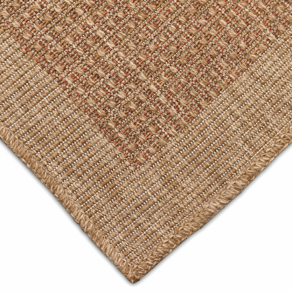 Indoor/Outdoor Toulouse Border Print Rug, 7'10" x 9'10" | Plow & Hearth