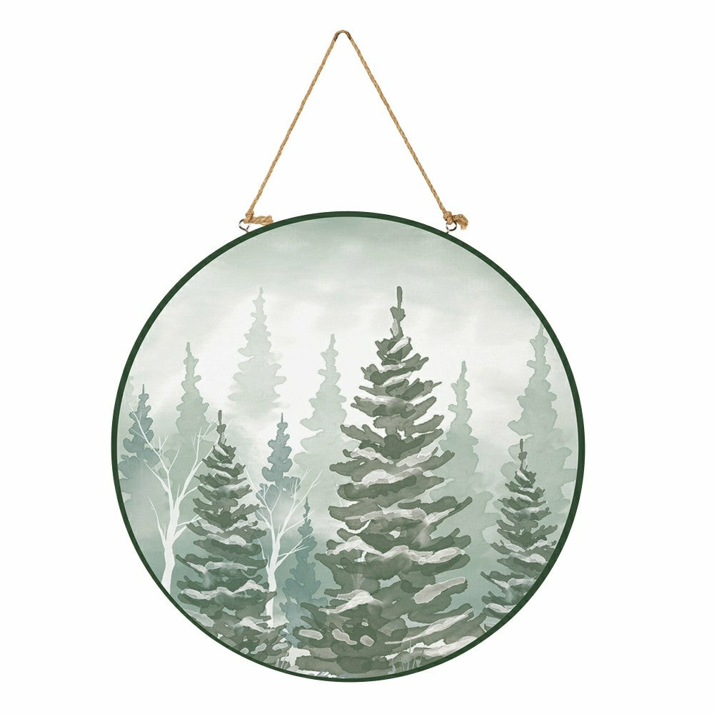 Winter Grove Forest Door Décor, MDF, 18" | Plow & Hearth