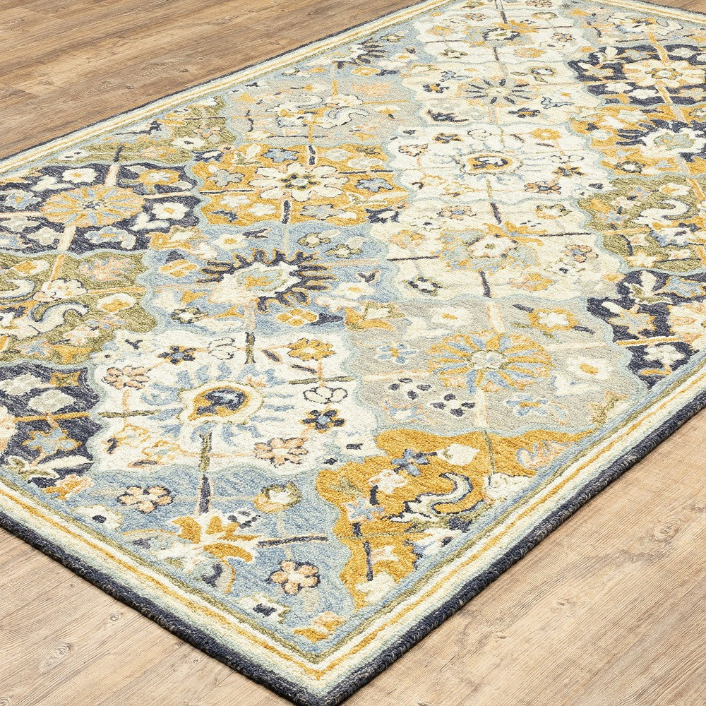 Willow Oaks Lattice Wool Rug | Plow & Hearth