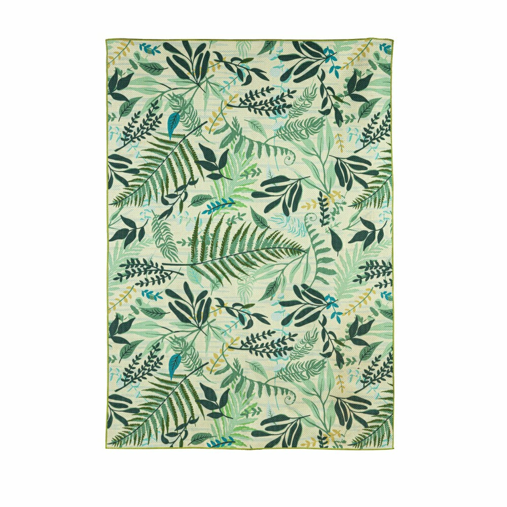 Indoor/Outdoor Machine Washable Printed Botany Rug, 5' x 7' | Plow & Hearth