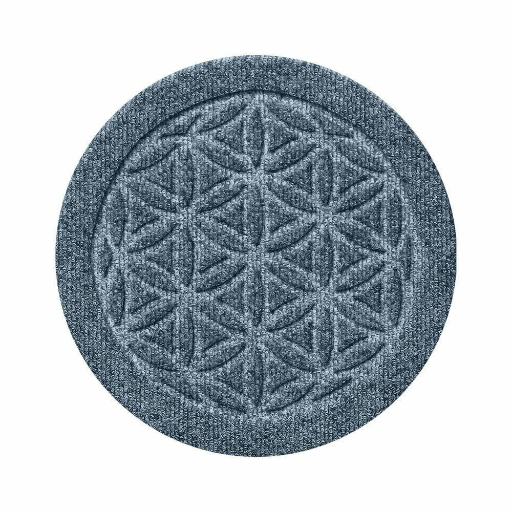 WaterHog® 12" Flower of Life Plant Trivets, Set of 4 | Plow & Hearth