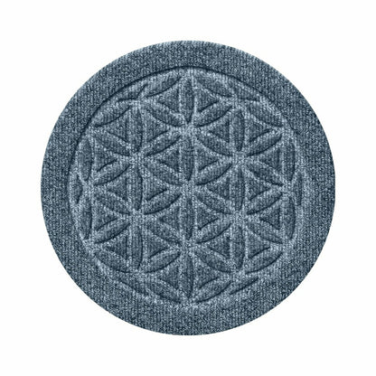 WaterHog® 12" Flower of Life Plant Trivets, Set of 4 | Plow & Hearth