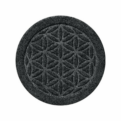 WaterHog® 12" Flower of Life Plant Trivets, Set of 4 | Plow & Hearth