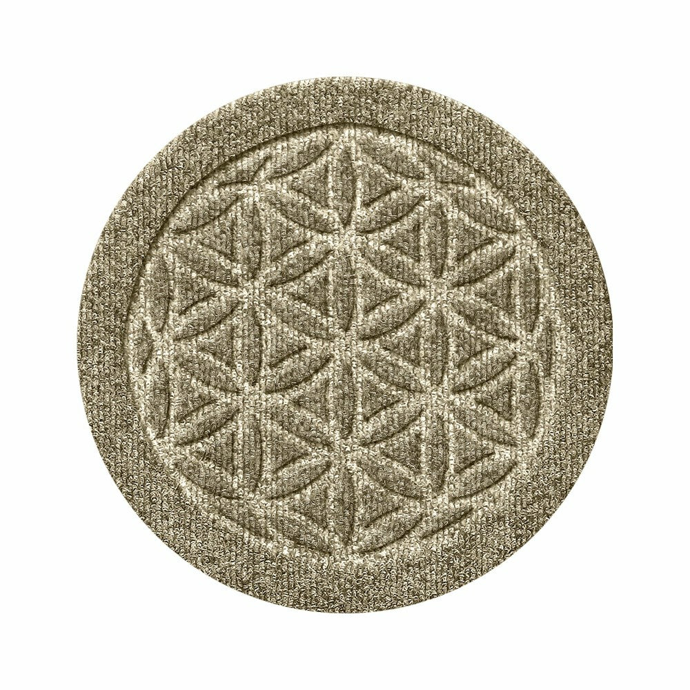 WaterHog® 12" Flower of Life Plant Trivets, Set of 4 | Plow & Hearth