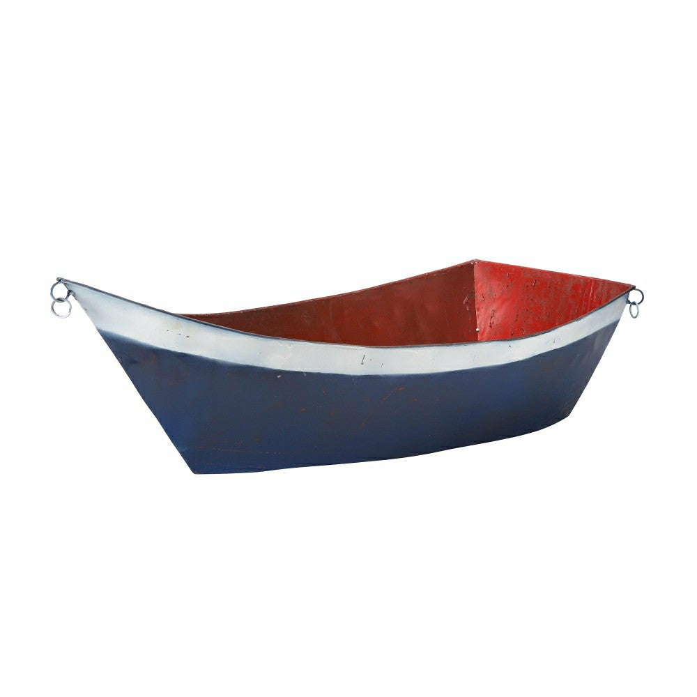Recycled Metal Boat Planter | Plow & Hearth