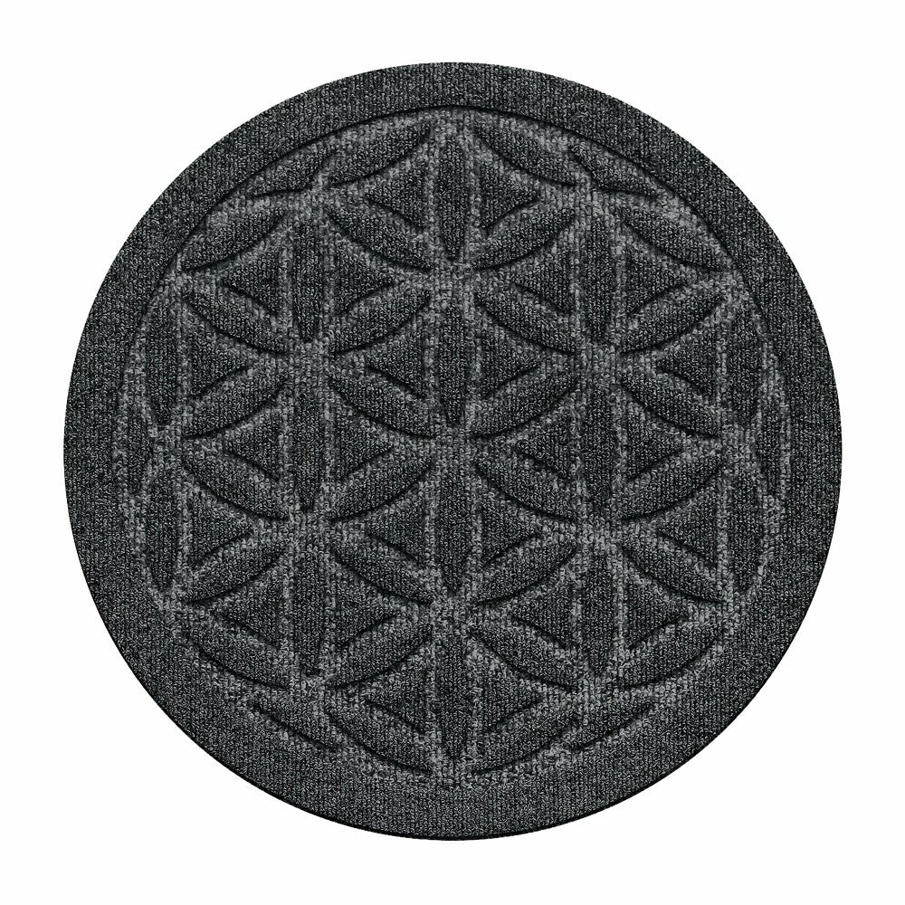 WaterHog® 17" Flower of Life Plant Trivets, Set of 2 | Plow & Hearth