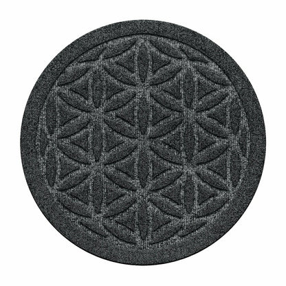 WaterHog® 17" Flower of Life Plant Trivets, Set of 2 | Plow & Hearth