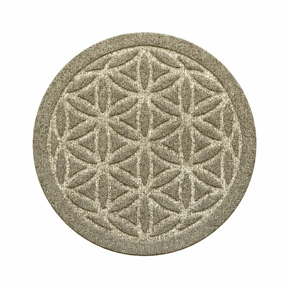 WaterHog® 17" Flower of Life Plant Trivets, Set of 2 | Plow & Hearth