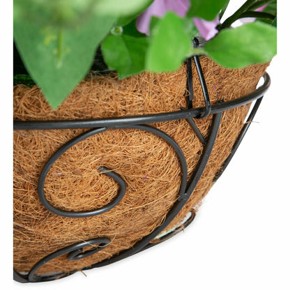 Faux Petunia Hanging Basket | Plow & Hearth