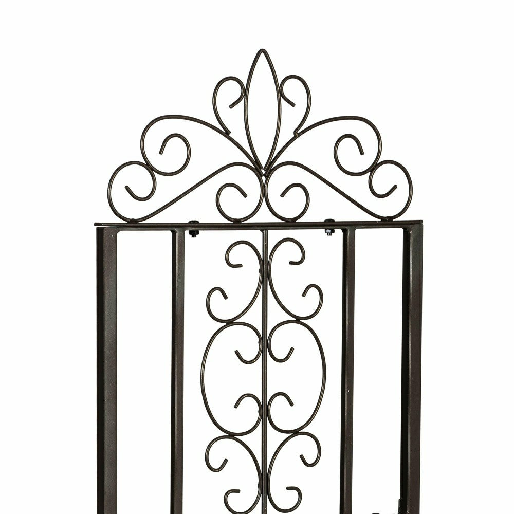 Montebello Metal Lattice Trellis with Planter Stand | Plow & Hearth