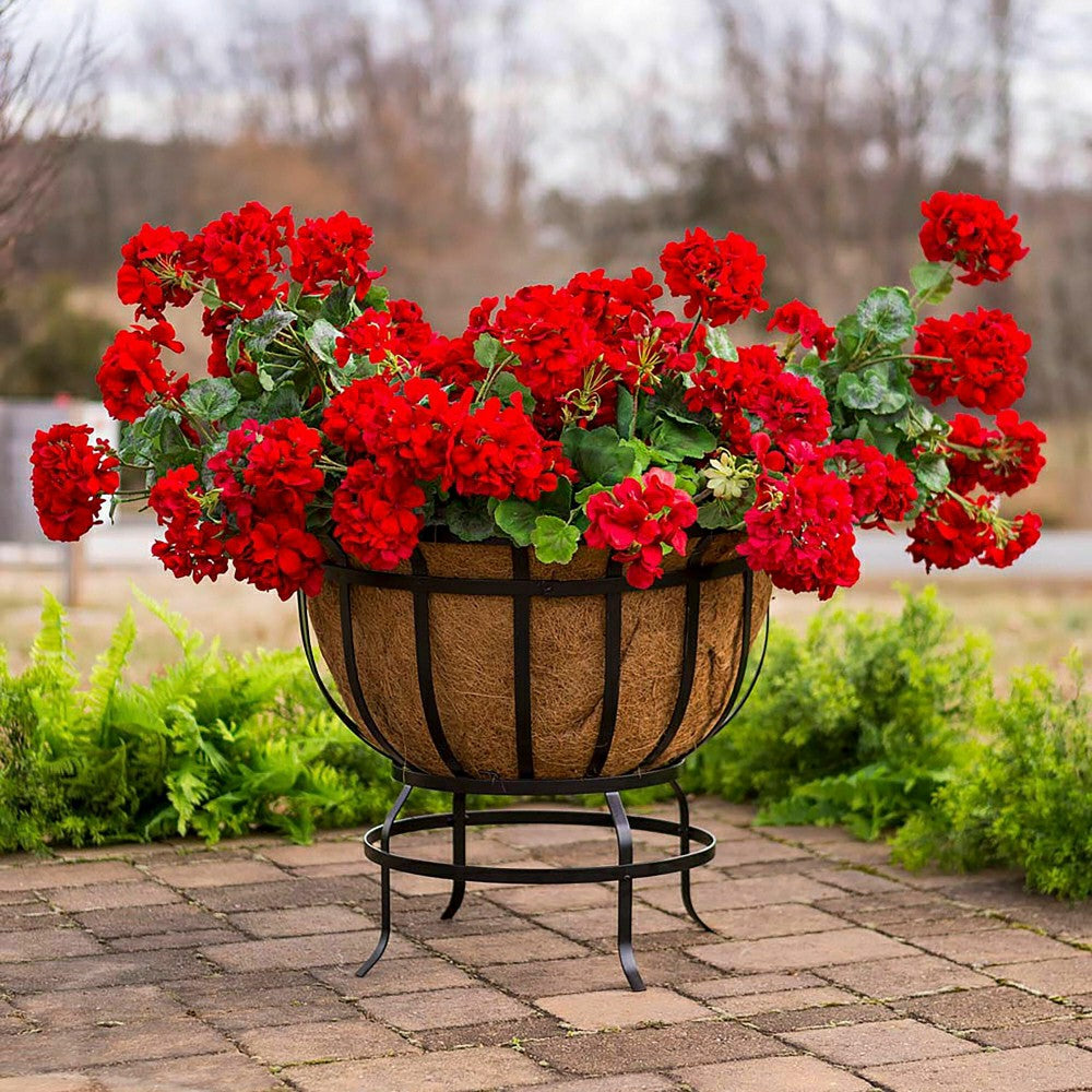 Round Coco Basket Planter | Plow & Hearth
