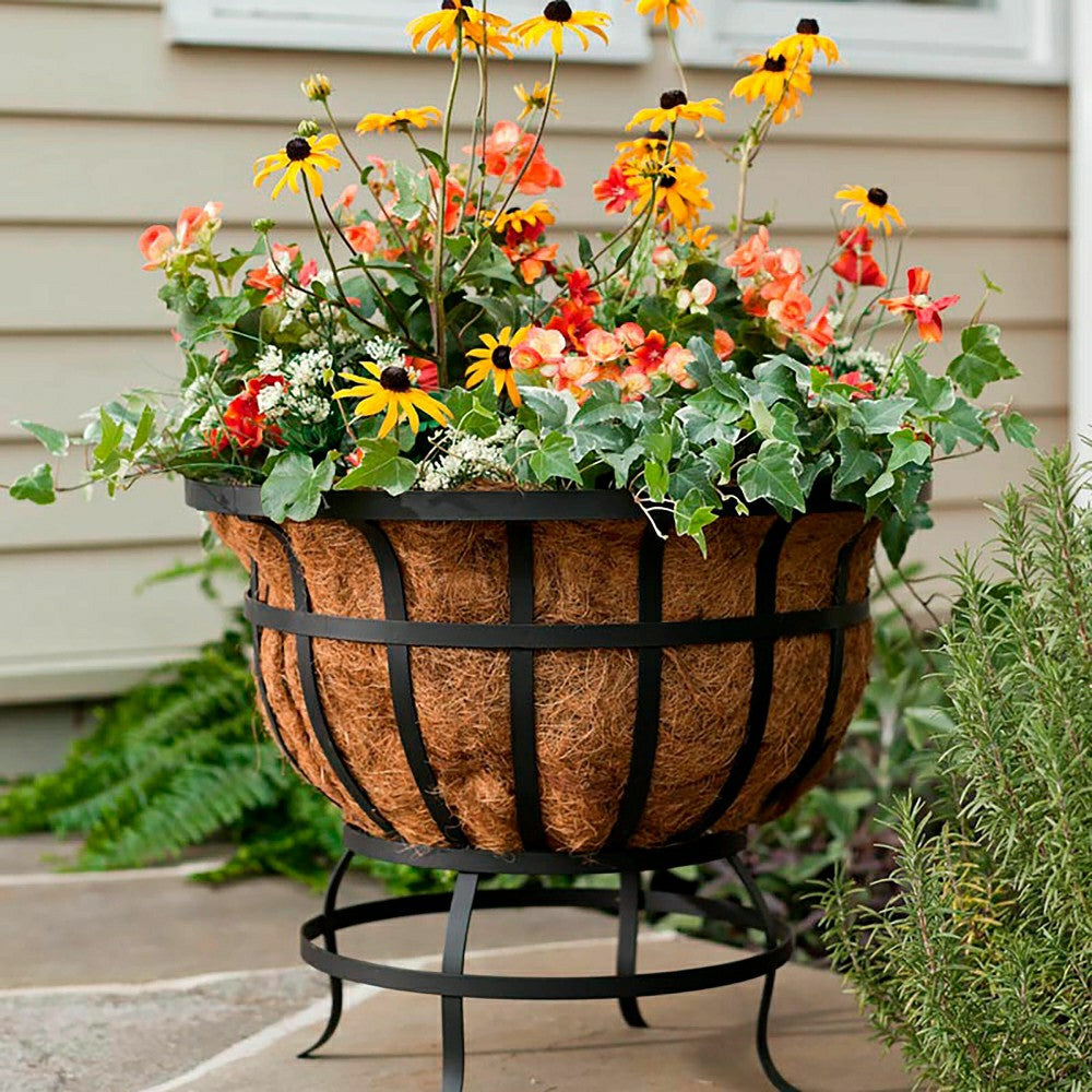 Round Coco Basket Planter | Plow & Hearth
