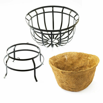 Round Coco Basket Planter | Plow & Hearth