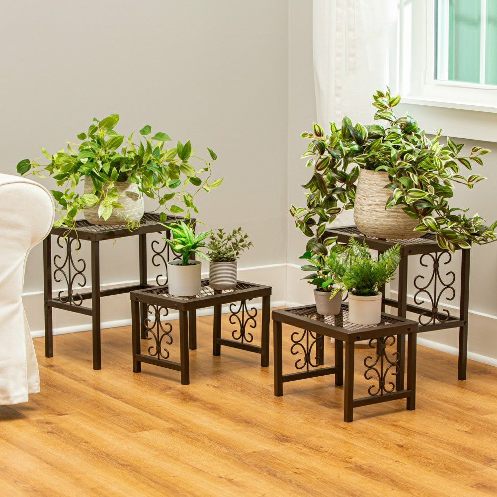 Montebello Plant Stand Set of 4 | Plow & Hearth