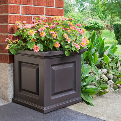 Chadwick Self-Watering Planter, 16" sq. | Plow & Hearth
