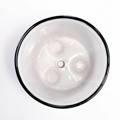 Large Round Talavera Floral Pot | Plow & Hearth